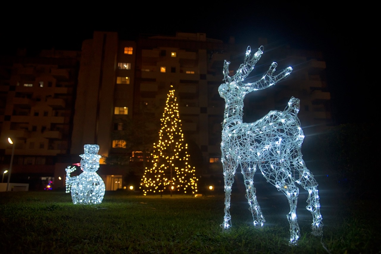 Il pi bel Condominio addobbato per Natale a Ostia